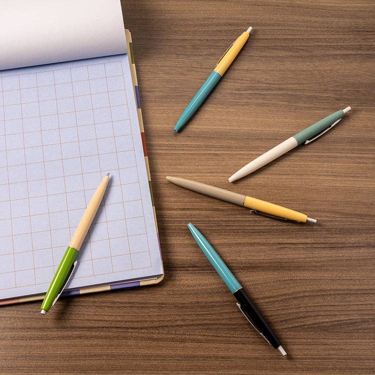 Retro Pens 5 Per Set