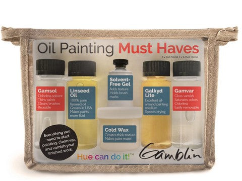 Gamblin Oil Painting Must Haves Medium Set