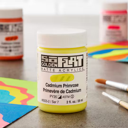 GOLDEN SoFlat Matte Acrylic 2oz