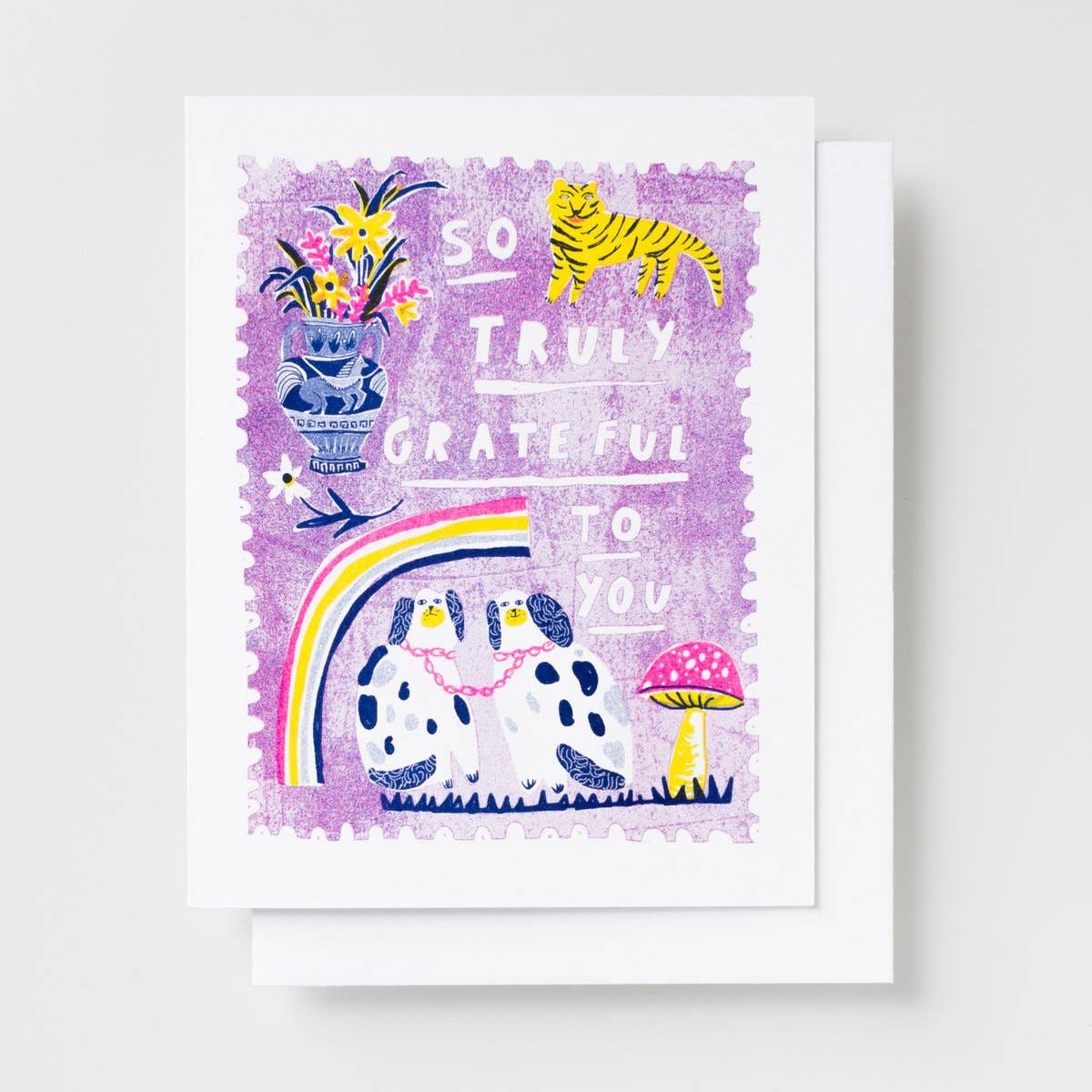 So Truly Grateful Risograph Card