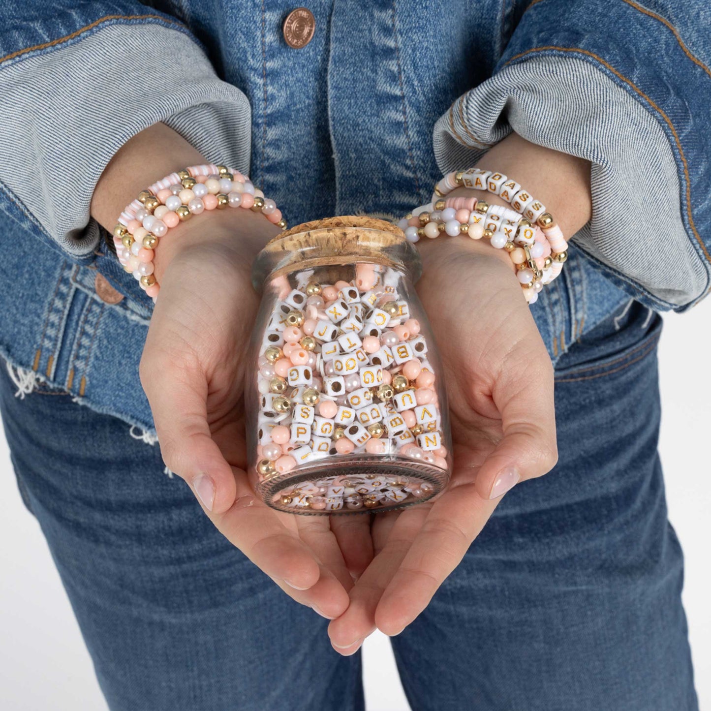 Blush DREAM Bead Jar