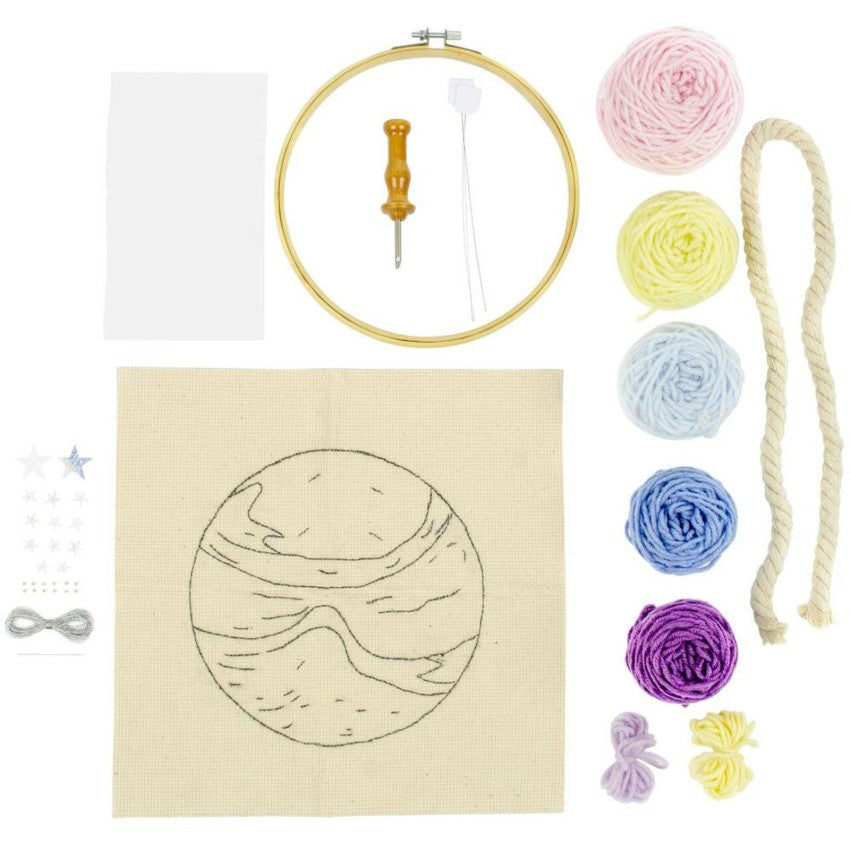 Punch Needle Kit: Planet