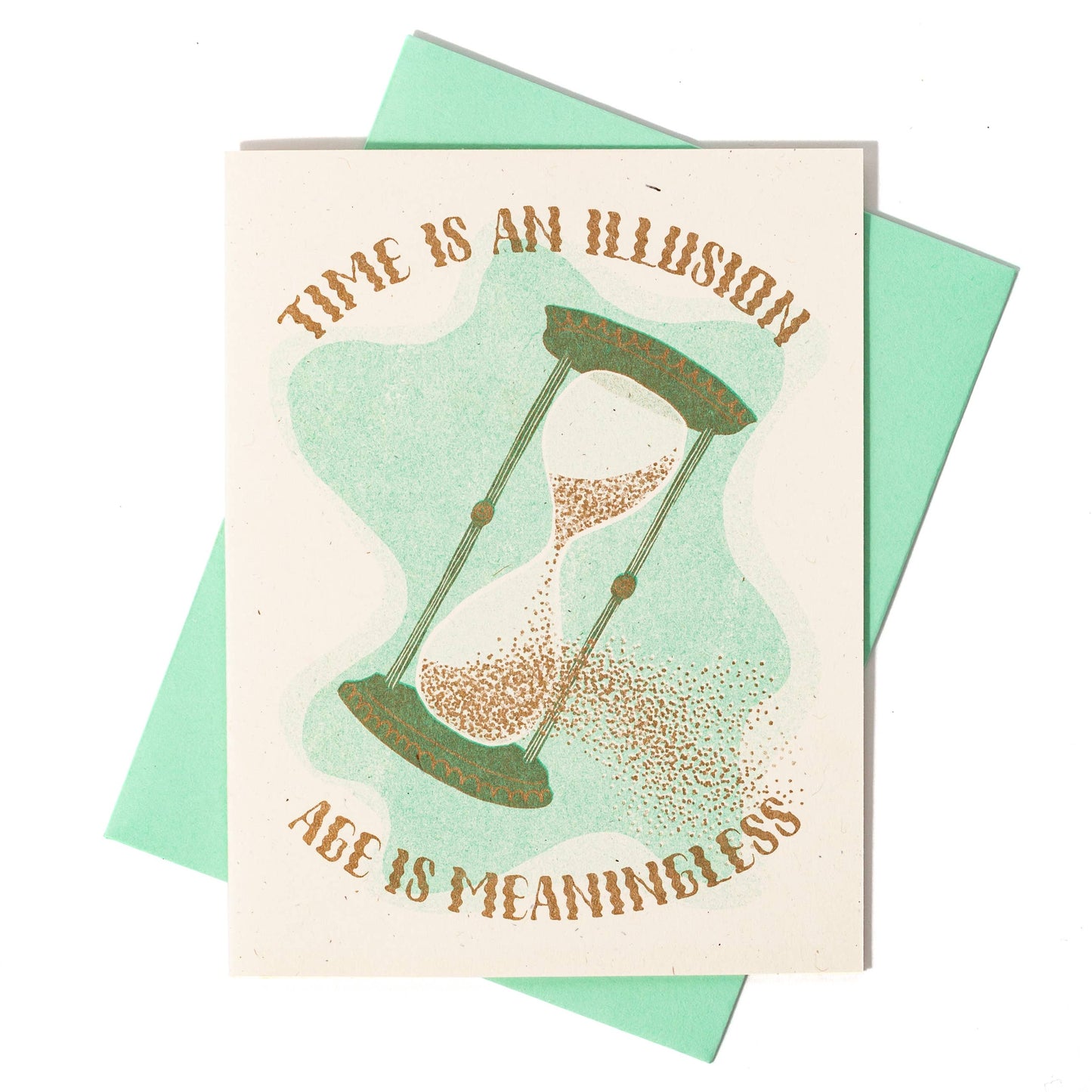 Time is an Illusion, Age is Meaningless - Risograph Birthday