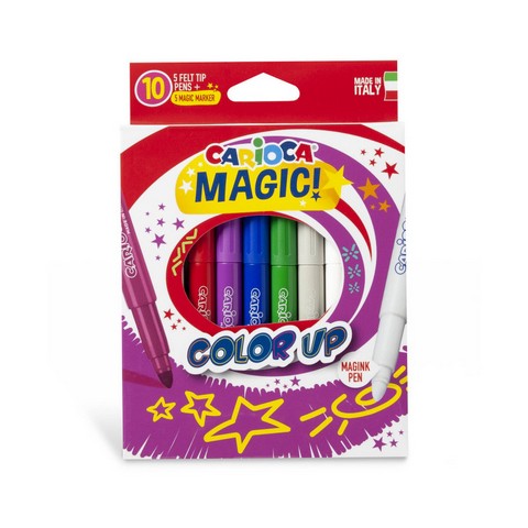 Carioca Magic Color-Up Felt Tip Pens - 10PCS