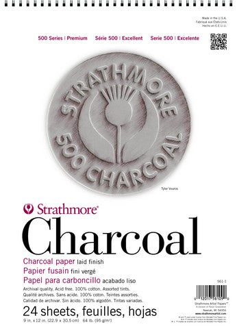 Strathmore 500 Series Charcoal Paper 9x12