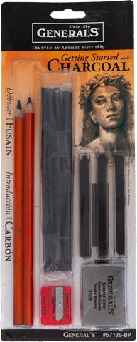 General Pencil Get Started in Charcoal Pencil Set