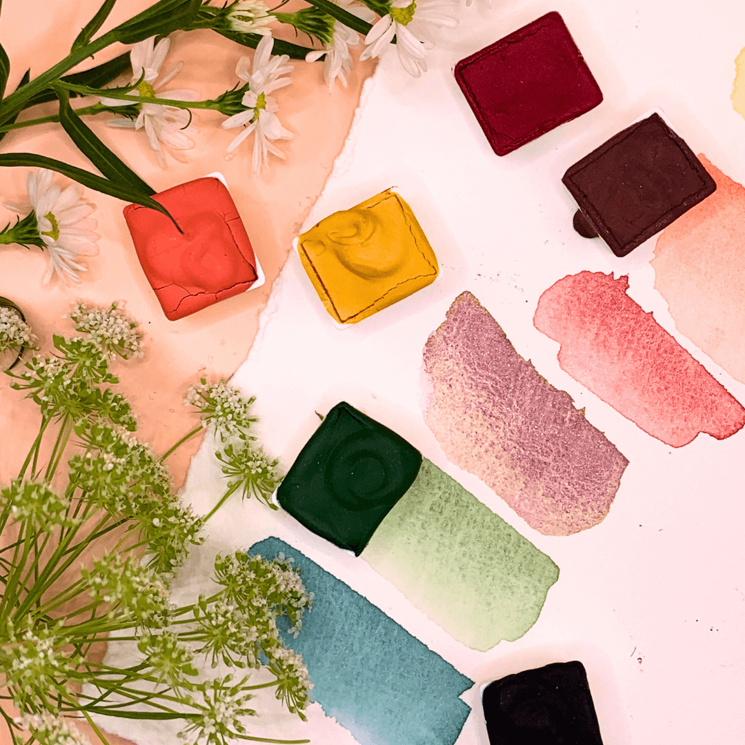 NEW - Handmade Watercolor - Daffodil Yellow