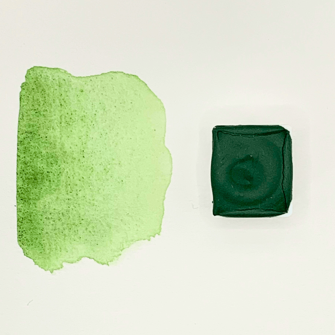 NEW - Handmade Watercolor - Silent Fields Green