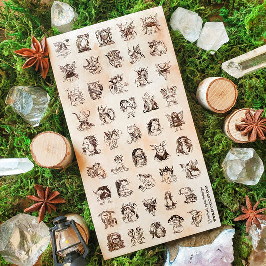 Wildwood Folk Sticker Sheet