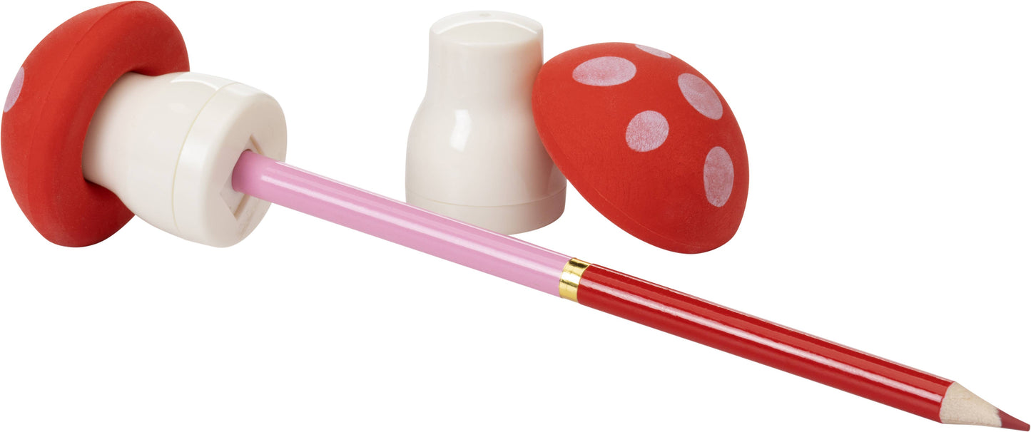 Mushroom Magic Sharpener+Eraser (ea)