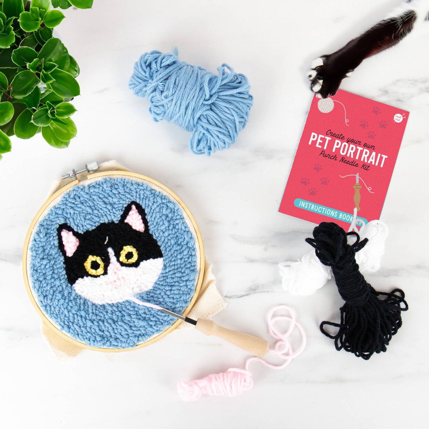 Pet Portaits - Cat Punch Needle