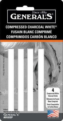 General's® Compressed 4pc White Charcoal