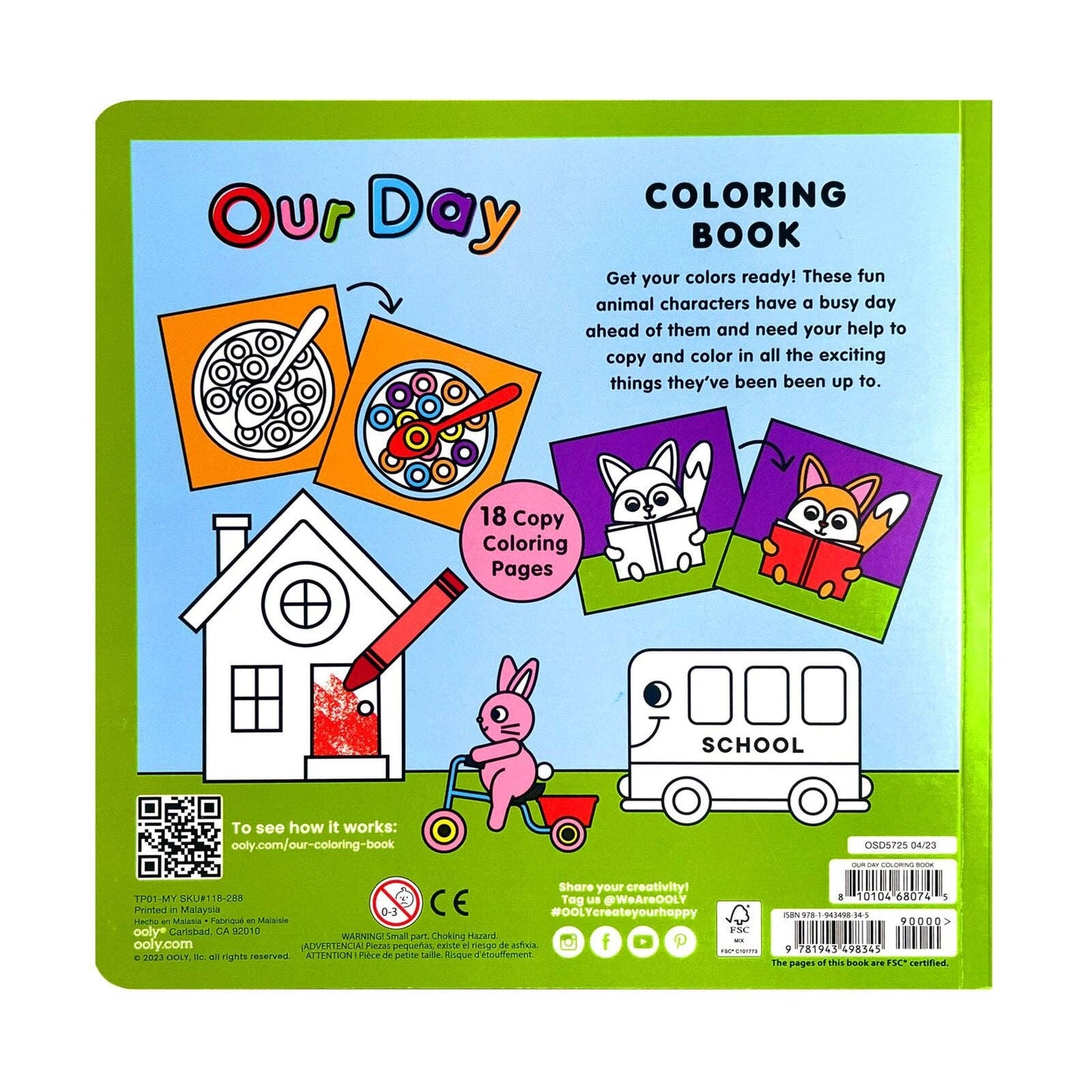 Our Day Coloring Book