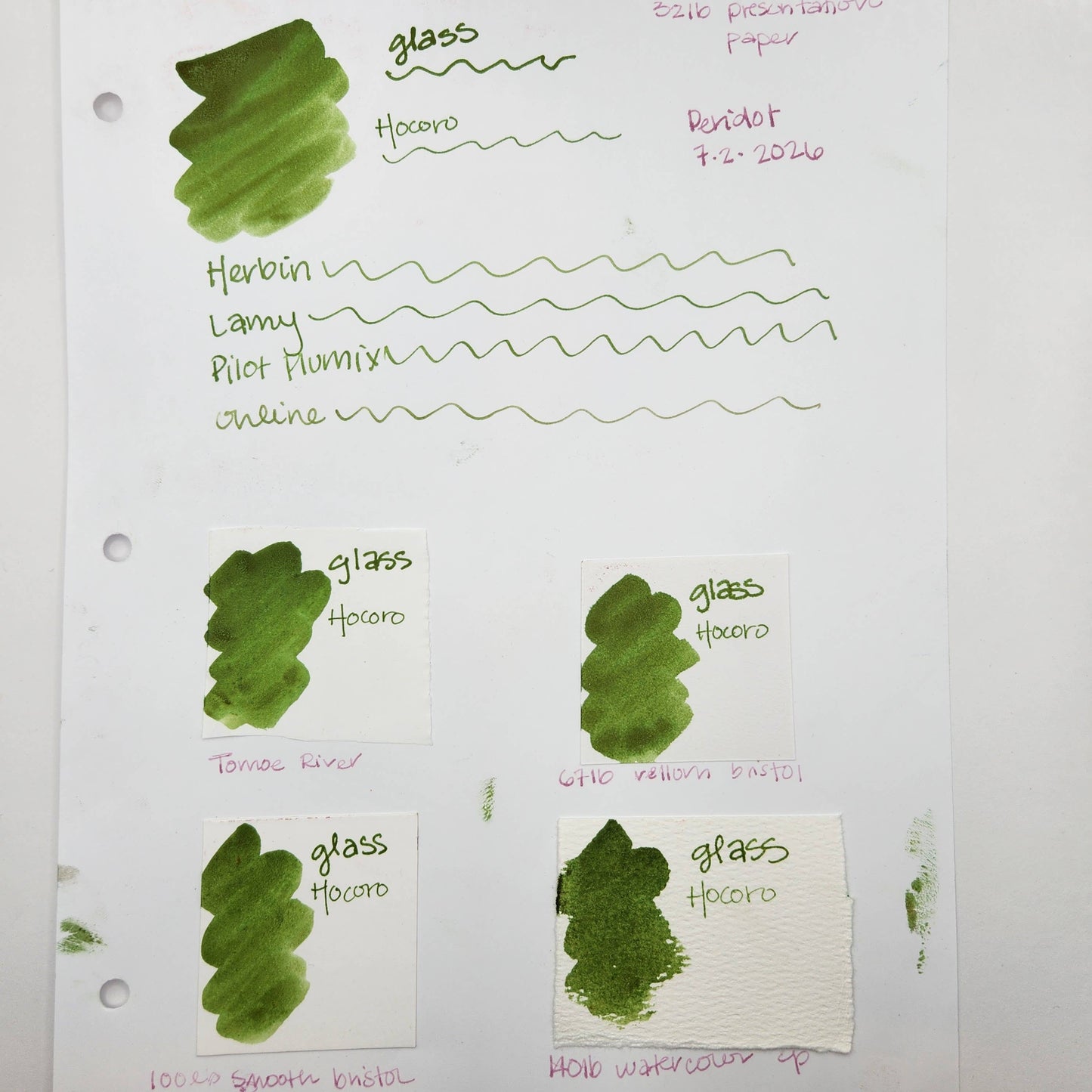 Fountain Pen Ink - Peridot