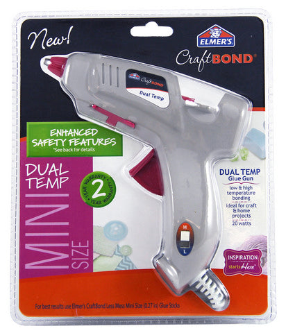CraftBond® Enhanced Safety Mini Dual Temp Glue Gun
