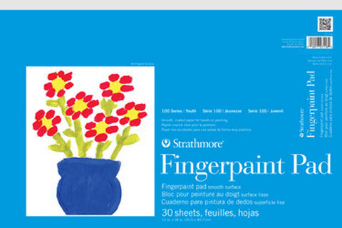 Strathmore 100 Series Fingerpaint Pad 12x18