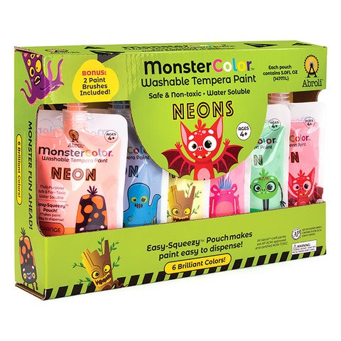 Monster Washable Tempera Set