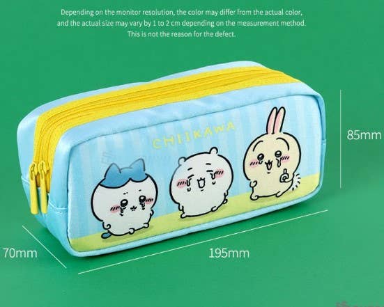 Chiikawa Two Zipper Oganizer Pencil Case Pouch