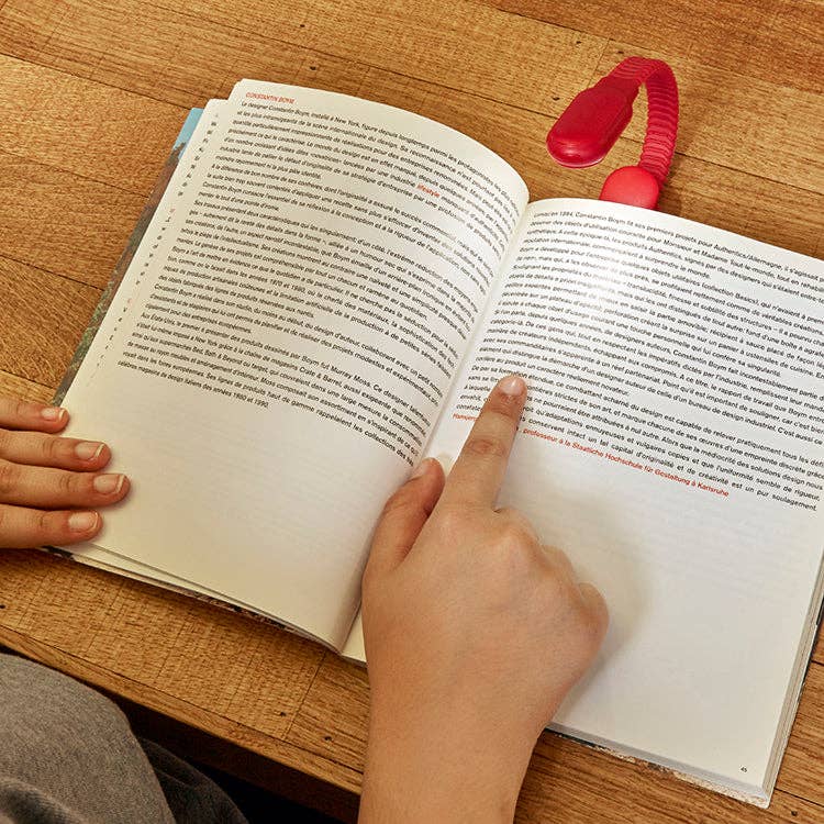 Rechargable Booklight Red