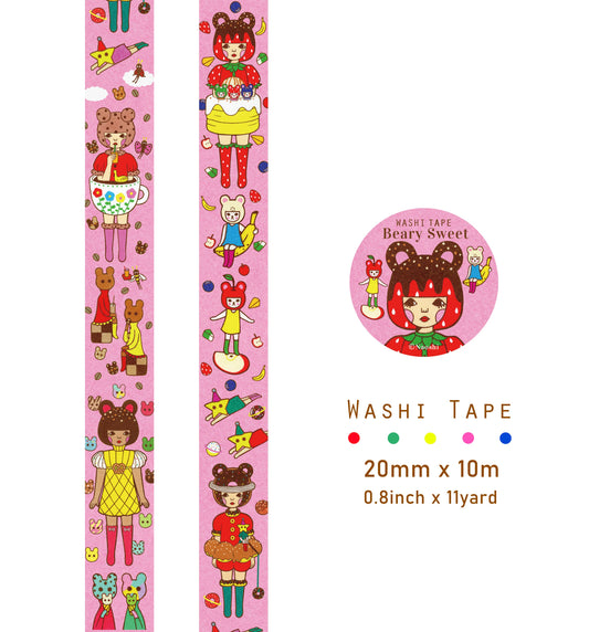 【Washi Tape】Beary Sweet