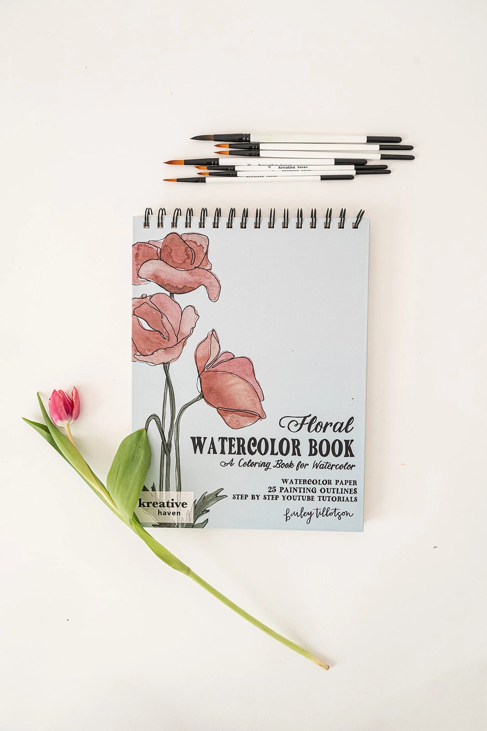 Floral Watercolor Workbook