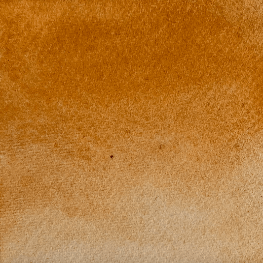 Handmade watercolor - Ocre Risotto alla Milanese