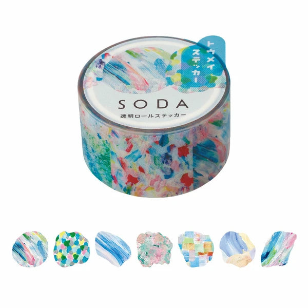 KINGJIM SODA Washi Tape Clear Washi Tape Soda