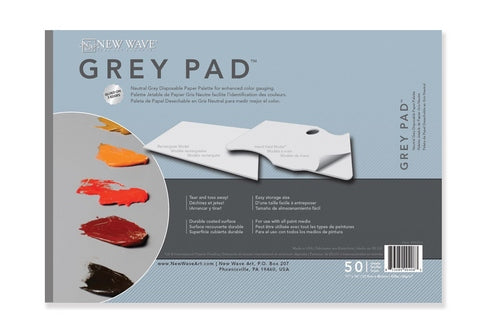 Grey Disposable Paper Palette 11x16 50sh
