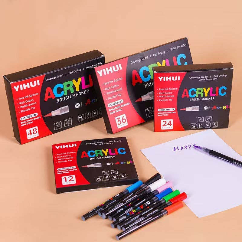 Yihui Acrylic Paint Marker Set
