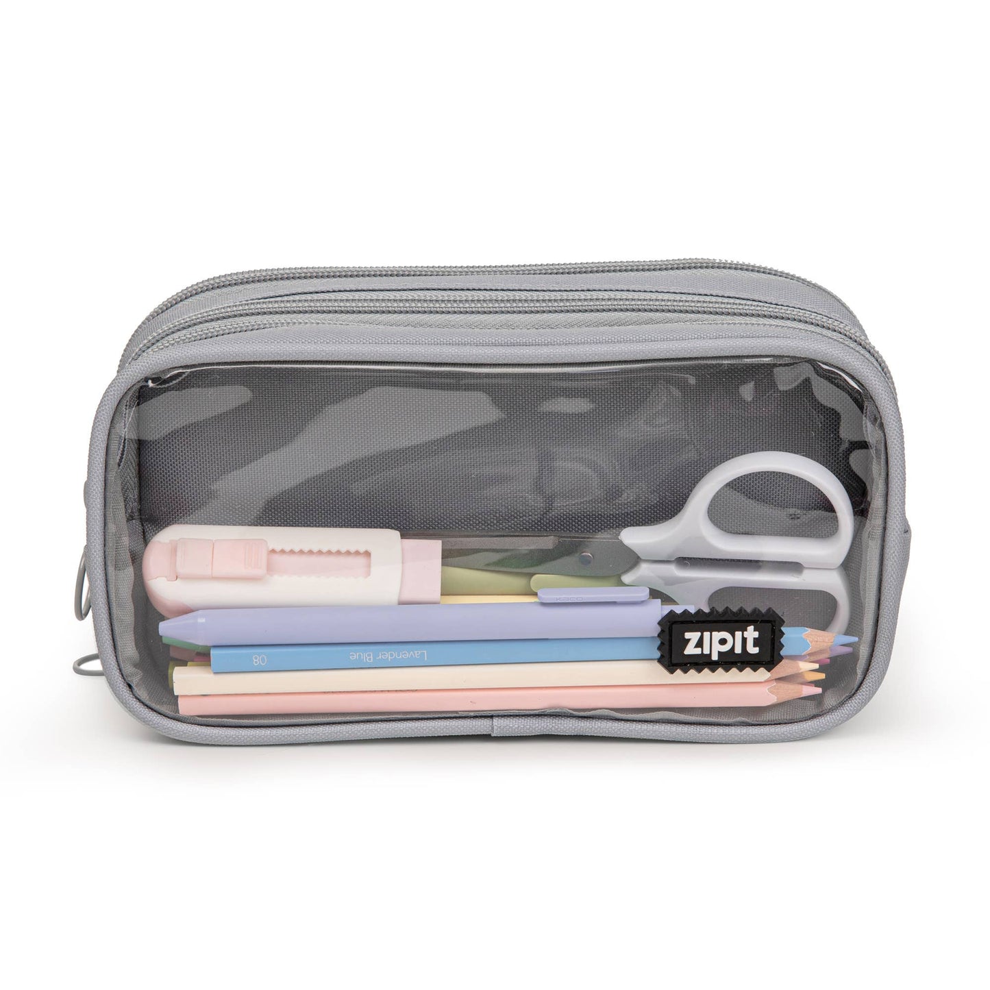 ZIPIT Half & Half Pencil Case, Aesthetic Pouch