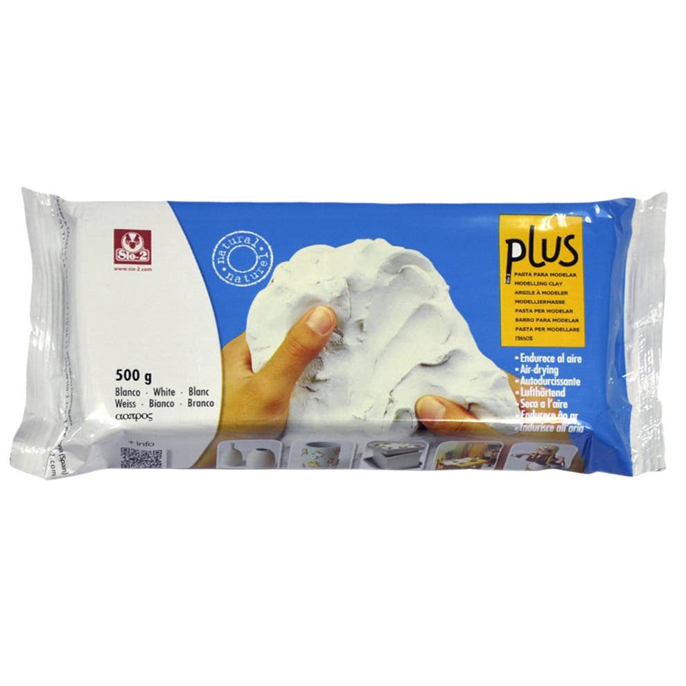 PLUS Clay - Self Hardening 1.1 lb. (500 gm.)