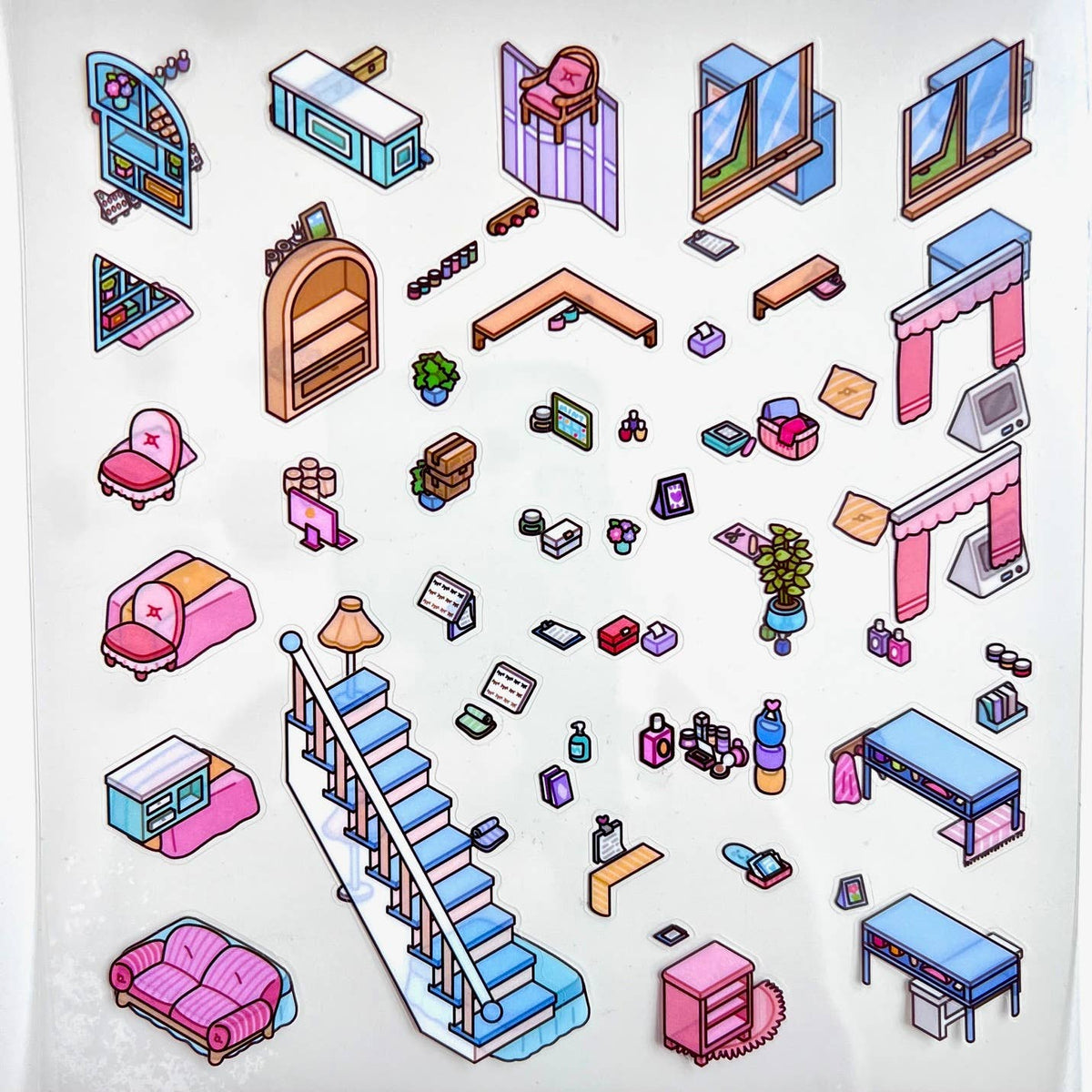 11073 3D Diorama Lifestyle Stickers