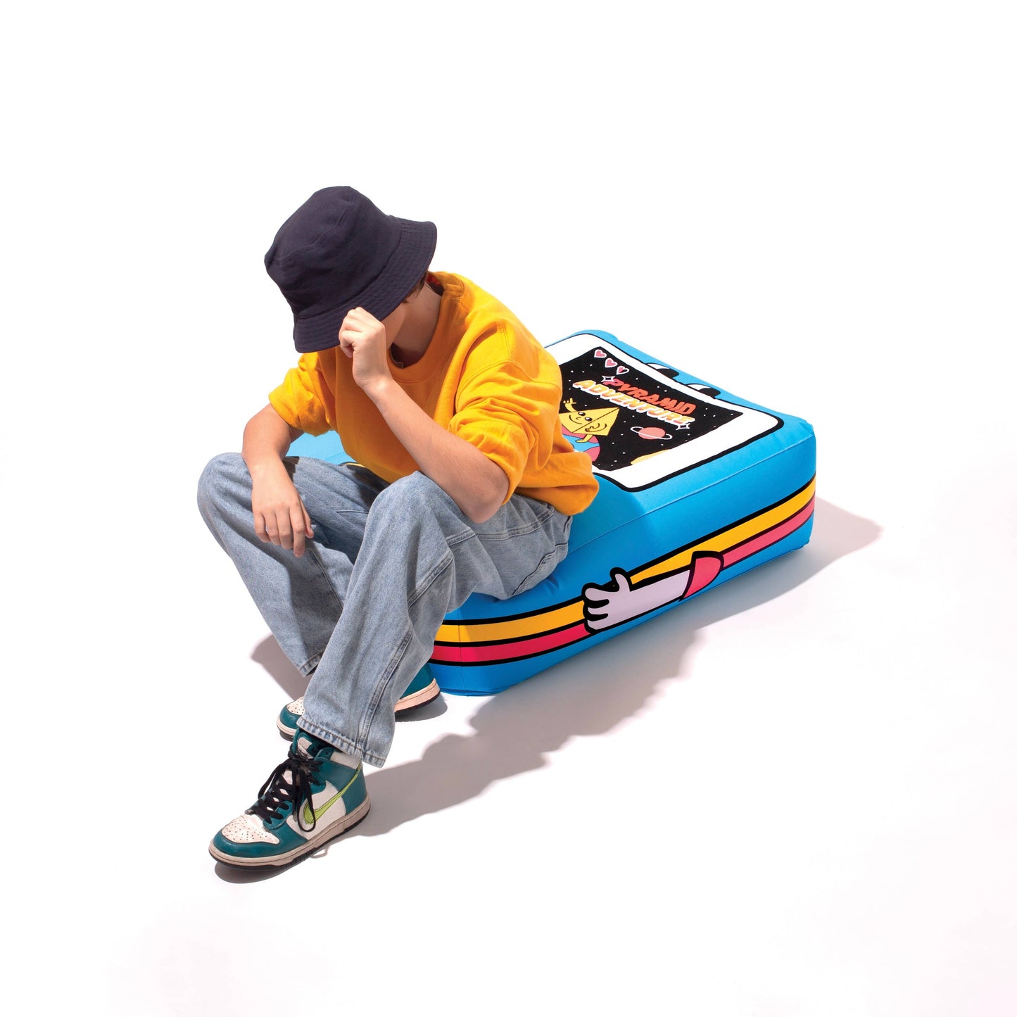 Decorative Air Pillow - Giant Video Game (in fabric)