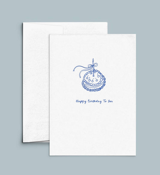 Happy Birthday Letterpress Card