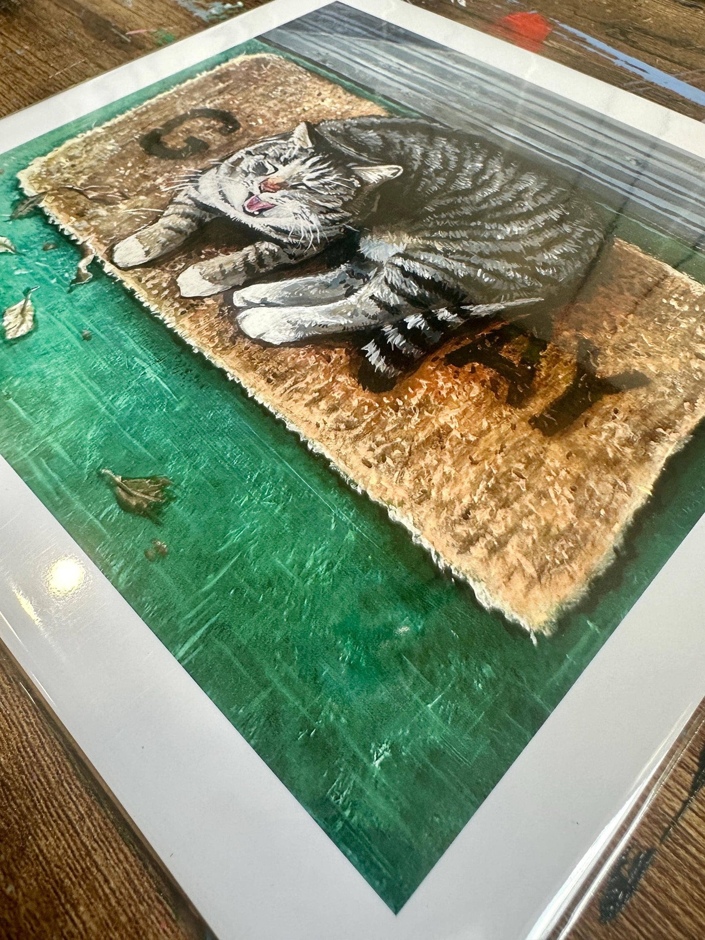 Print of Gay Cat: Funny “Go Away” Queer Home Decor