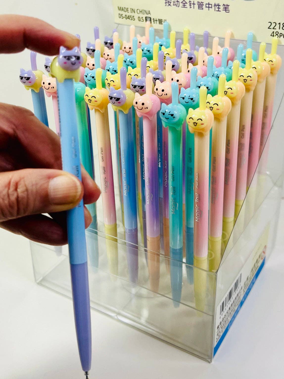 22189 Cat Tail Colors Gel Pen
