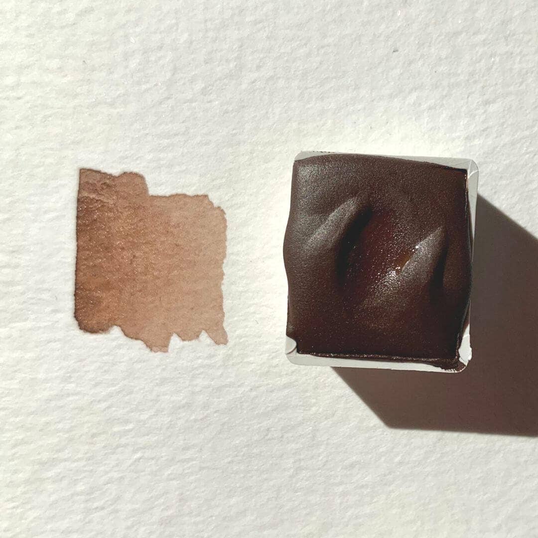 Handmade watercolor - Brown Choco BN
