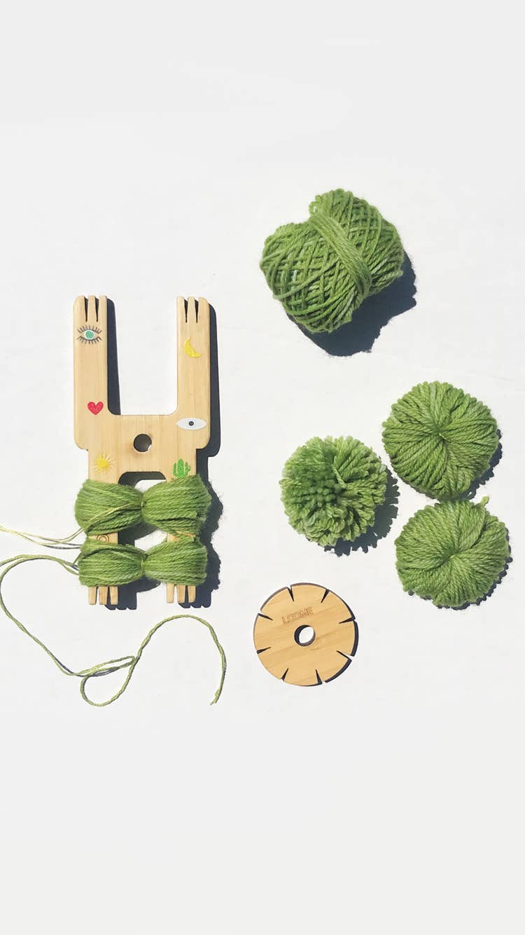 2-in-1 Pom Pom Trim Guide & Kumihimo Cord Maker