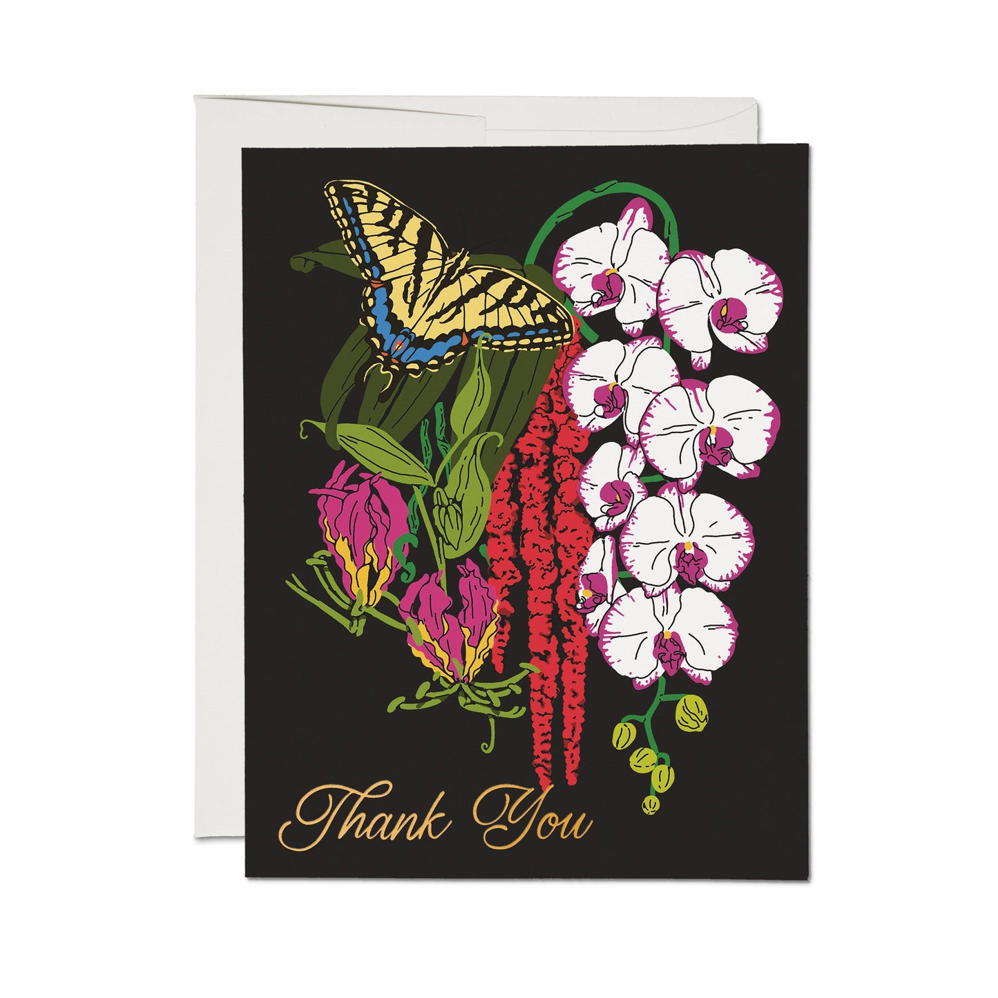 Swallowtail Thank You greeting card