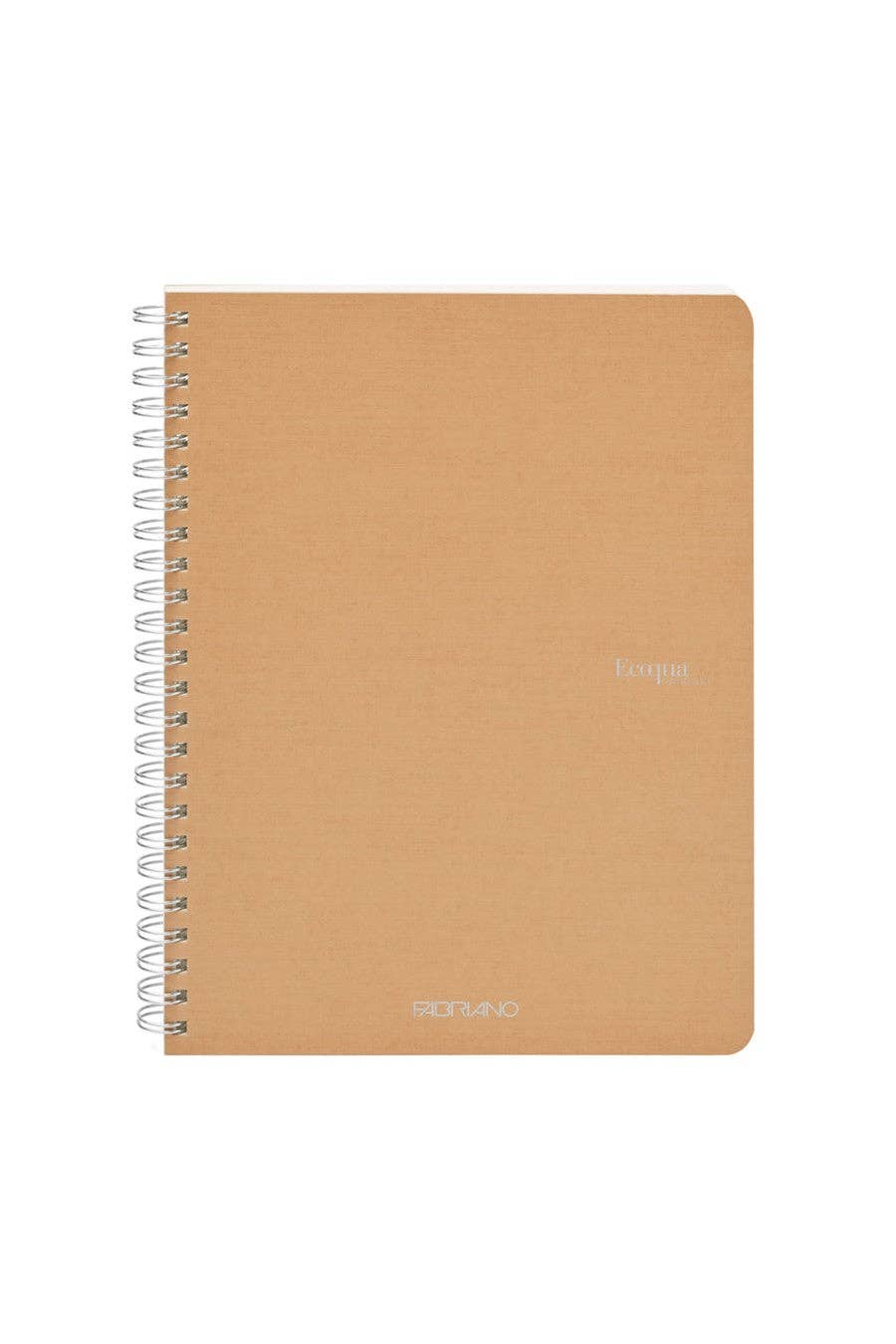 Fabriano Ecoqua Original Spiral-Bound Notebook, 5.8 in x 8.3 in, A5, Blank, 70 Sheets