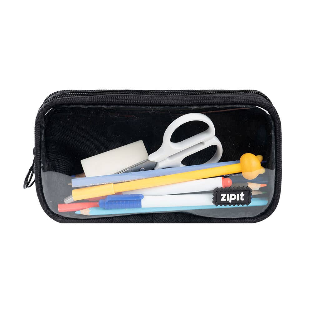 ZIPIT Half & Half Pencil Case, Aesthetic Pouch