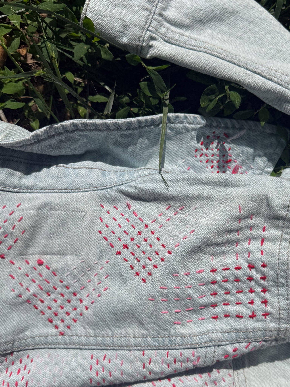 I Hope We Choose Love: Visible Mending Transfers