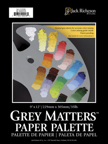 Jack Richeson Grey Matters Paper Palette Pads