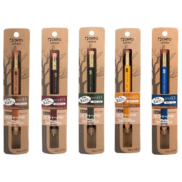 OHTO Japan Wooden Mechanical Pencil 2.0mm