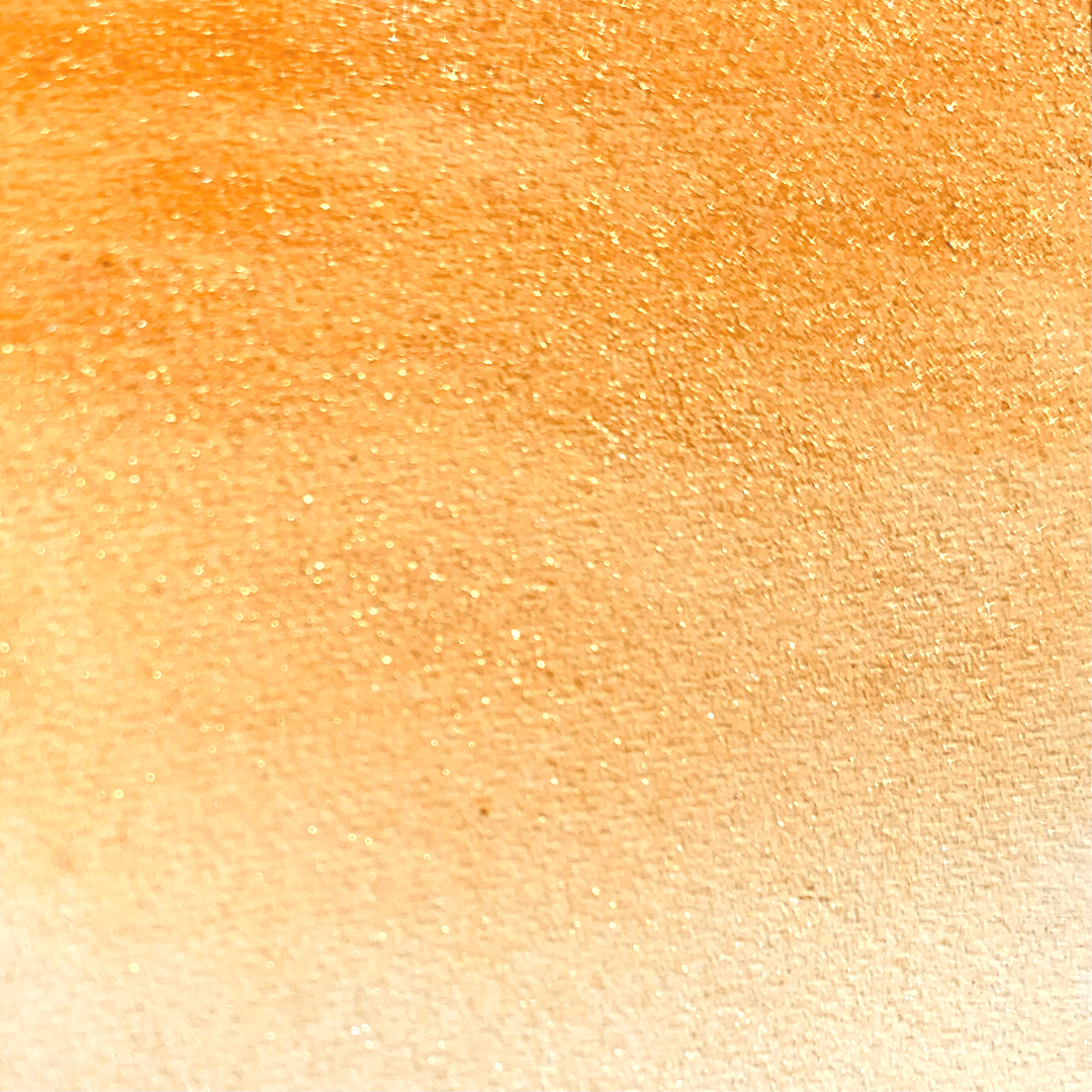 NEW - Handmade glitter watercolor - Saffron Yellow - Hôtel Chevalier