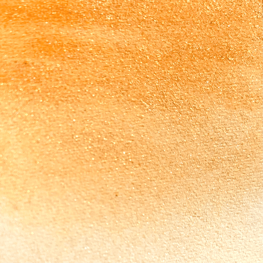 NEW - Handmade glitter watercolor - Saffron Yellow - Hôtel Chevalier