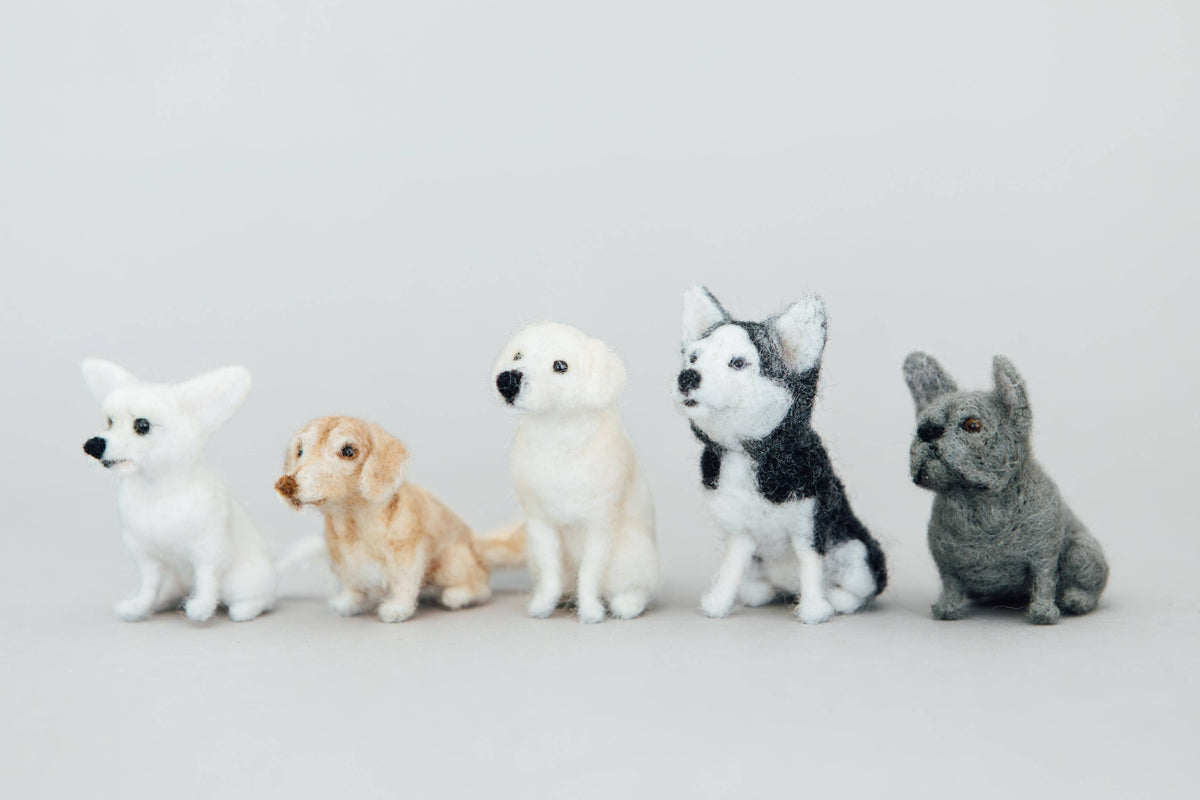 Little Felted Friends: Labrador Retriever Needle-Felting Kit