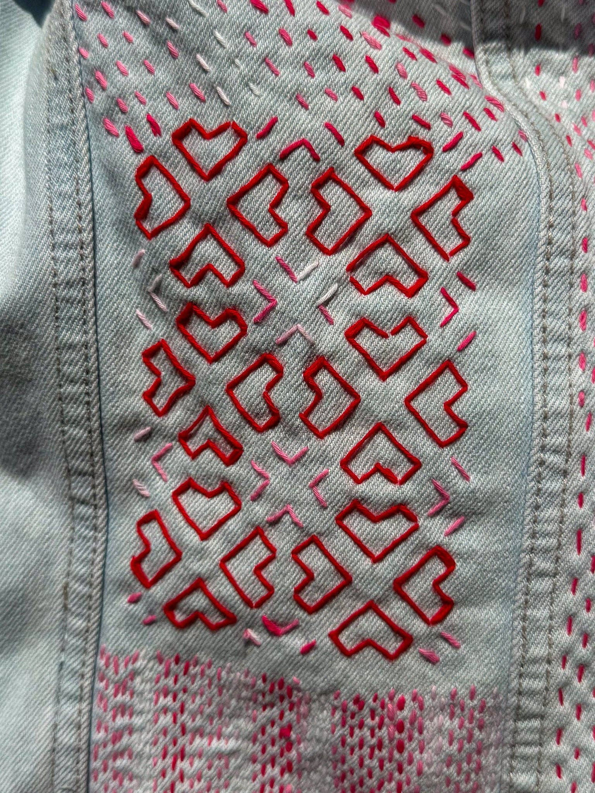 I Hope We Choose Love: Visible Mending Transfers