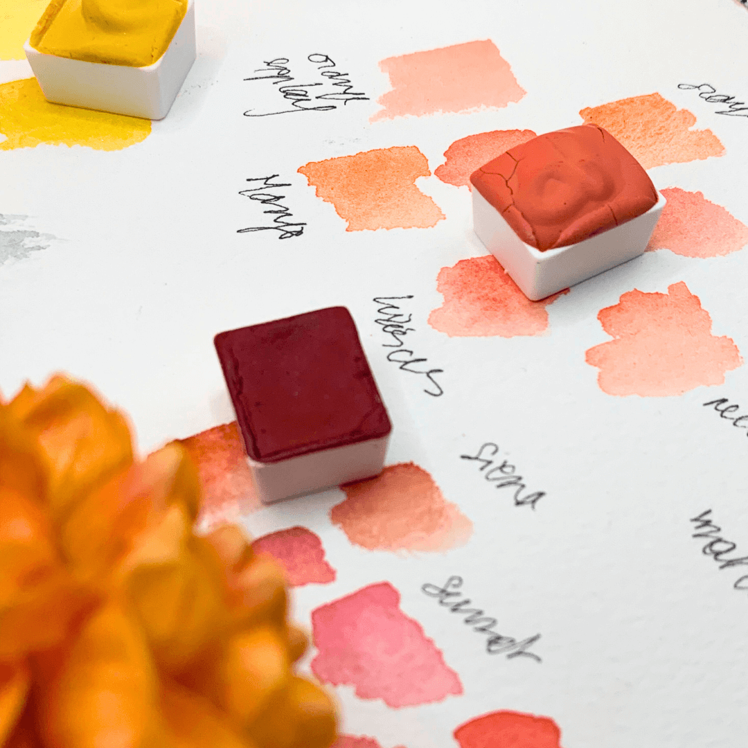 NEW - Handmade Watercolor - Daffodil Yellow