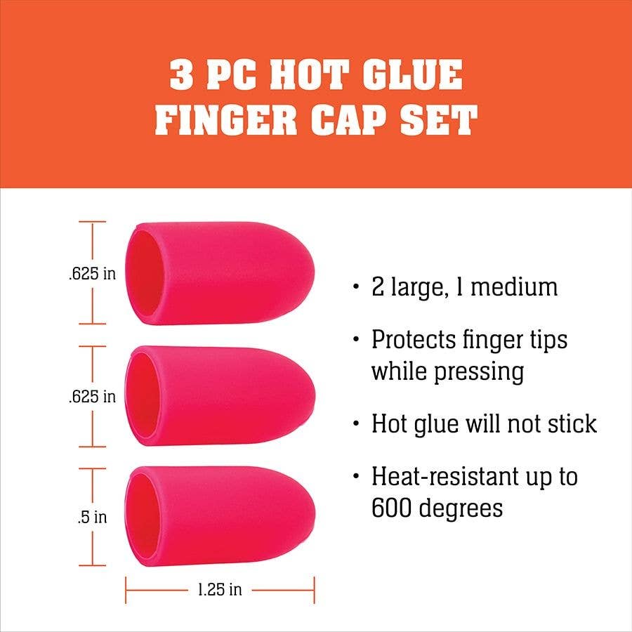 Mod Podge Hot Glue Finger Caps 3PC
